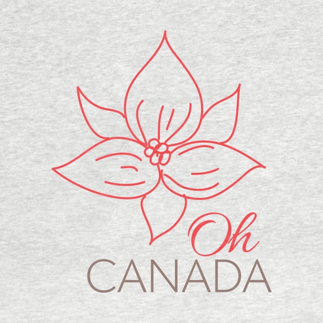 Oh, Canada Trillium by SWON Design